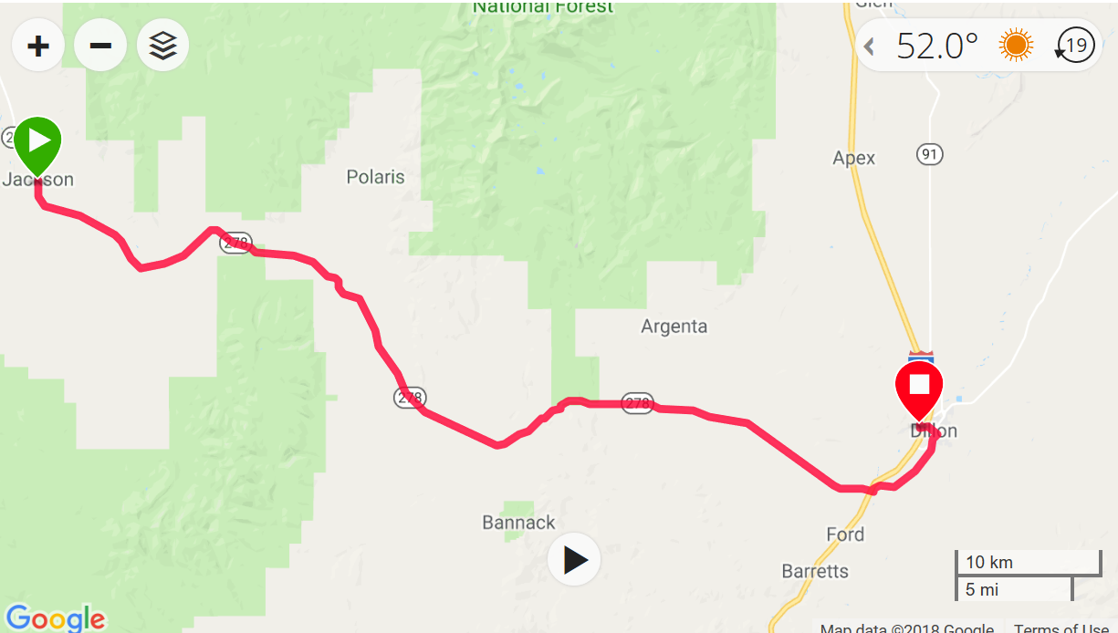 Day 20 Wisdom, MT to Dillon, MT Biologist on a Bike